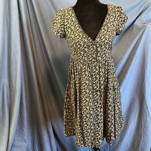 RALPH LAUREN BABYDOLL BUTTON DOWN DRESS WITH POCKETS